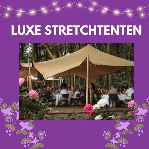 Luxe stretchtent huren? Party Verhuur Het Oosten Enschede, Tuin en Terras, Partytenten, Zo goed als nieuw, Overige typen, 2 meter of meer
