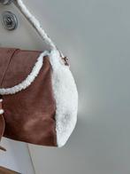 GIULIANO tas suedelook met teddybont, -, Verzenden, Schoudertasje, Amsterdam