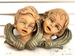 Vintage twee engeltjes hanger wanddecoratie, Huis en Inrichting, Woonaccessoires | Wanddecoraties, Ophalen, Zo goed als nieuw