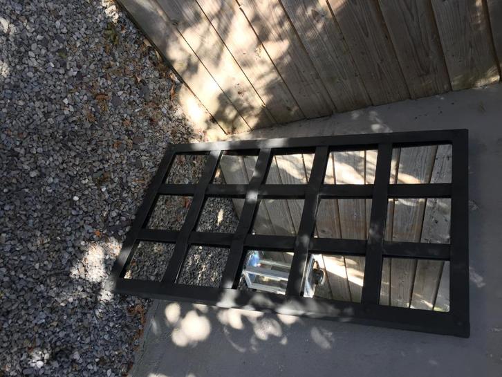 Industriele stijl - metaal frame voor spiegel of salontafel., Huis en Inrichting, Woonaccessoires | Spiegels, Gebruikt, 50 tot 75 cm