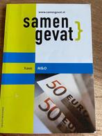 Samengevat M&O, A. Maurer, HAVO, Ophalen of Verzenden, Zo goed als nieuw