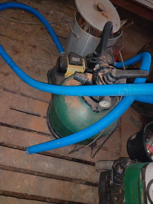 Zandfiler met pomp en slangen i.z.g.st, Tuin en Terras, Zwembad-toebehoren, Zo goed als nieuw, Ophalen