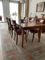 massief houten tafel, 200 cm of meer, 50 tot 100 cm, Gebruikt, Rechthoekig