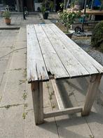 Oudere steigerhouten tafel, Ophalen, Gebruikt, Rechthoekig, Hout