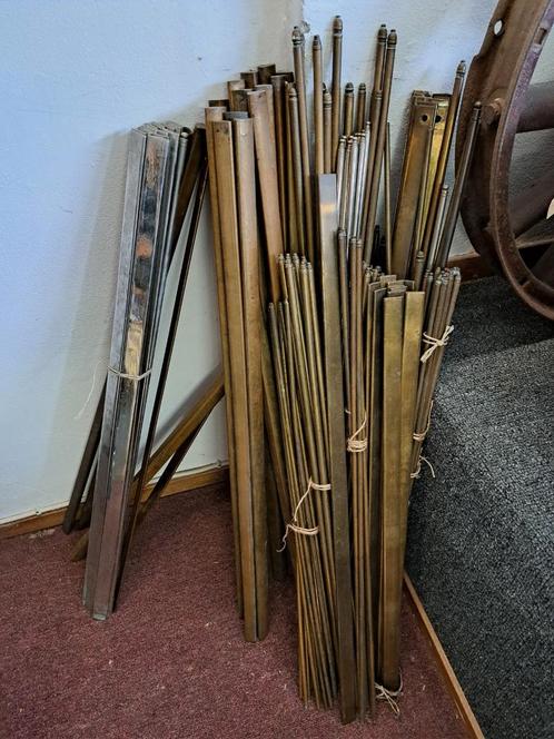 Straproeden antiek koper div. maten vormen ook wat chrome, Antiek en Kunst, Curiosa en Brocante, Ophalen