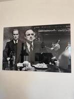 The Godfather schilderij van glas 120x80cm, Huis en Inrichting, Ophalen of Verzenden, Zo goed als nieuw, Schilderij, 100 tot 125 cm