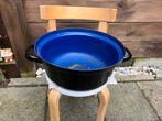 Emaille braadpan (leuk met plantjes in tuin of balkon), Ophalen of Verzenden, Zo goed als nieuw