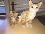 2 leuke katten beeldjes, Ophalen of Verzenden, Nieuw, Dier