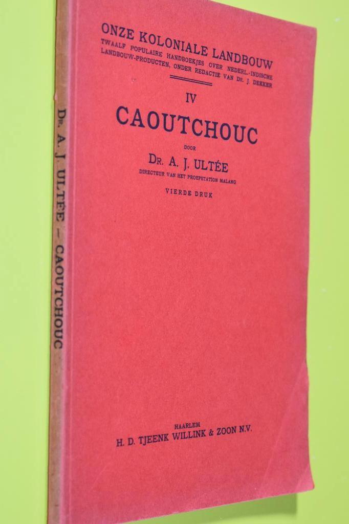 Koloniale Landbouw- 1931- Dr. A. Ultée-, Boeken, Geschiedenis | Wereld, Gelezen, Azië, 20e eeuw of later, Ophalen of Verzenden