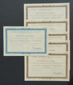 Volks Aandelen Trust (REM-eiland/TV Noordzee) - 1964 - 6x, Postzegels en Munten, Aandelen en Waardepapieren, Overige typen, 1950 tot 1970