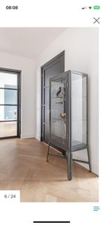 Vitrinekast Ikea Fabrikor - gratis afhalen, Ophalen, Gebruikt, 100 tot 150 cm, 50 tot 100 cm