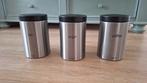 Set Brabantia voorraadbussen., Huis en Inrichting, Keuken | Keukenbenodigdheden, Ophalen of Verzenden, Zo goed als nieuw
