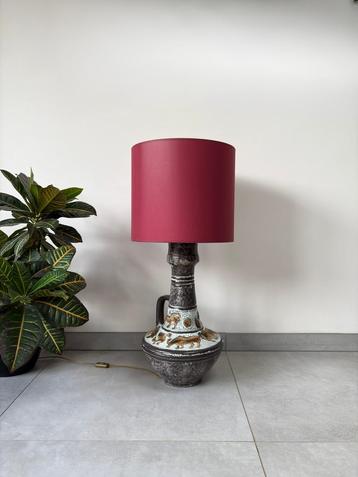 Unieke Vintage Keramieken Vloerlamp West-Germany beschikbaar voor biedingen