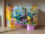 Lego 31169 3 in 1 Typmachine/Bloemenvaasje compleet + doos, Ophalen of Verzenden, Zo goed als nieuw, Complete set, Lego