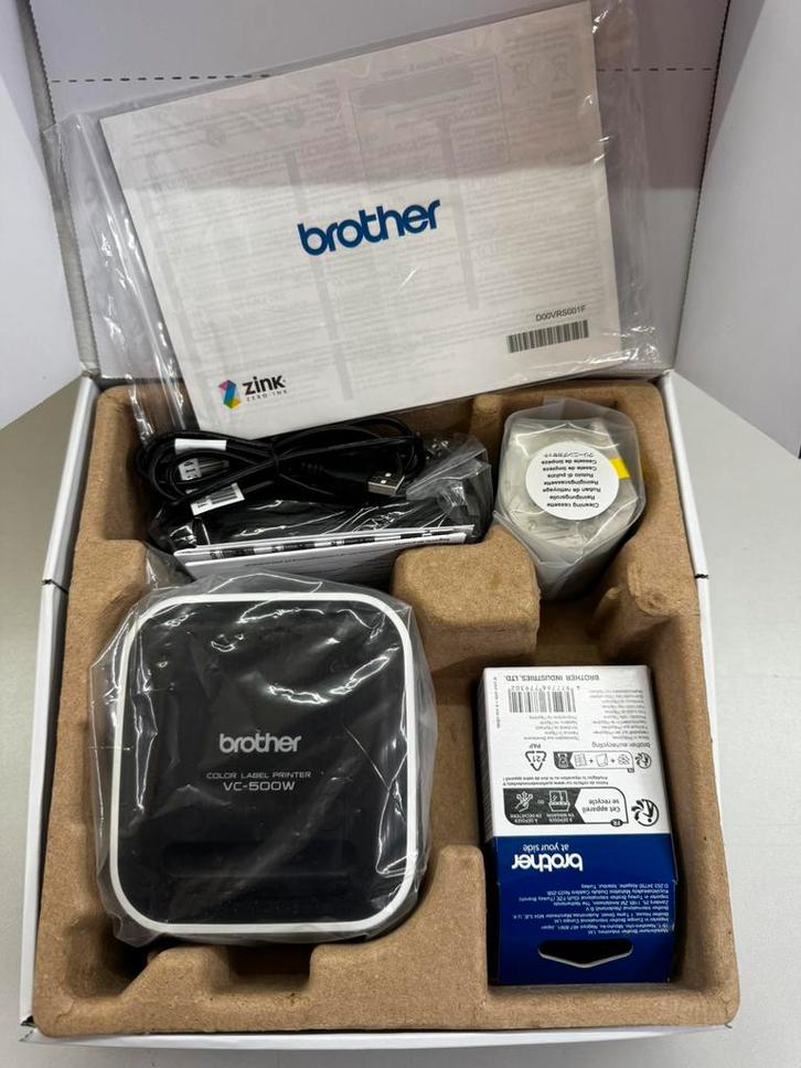 Brother VC-500W – Full Colour Labelprinter (wifi), Computers en Software, Labelprinters, Zo goed als nieuw, Etiket, Tape-label