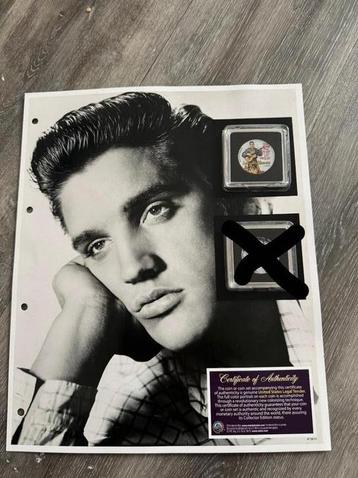 Elvis Presley Munt beschikbaar voor biedingen