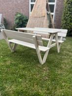 Picknick bankje voor kinderen, af te halen, Tuin en Terras, Picknicktafels, Ophalen, Zo goed als nieuw, Rechthoekig, Hout