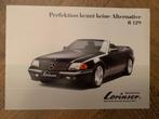 Zeldzame folder Mercedes-Benz SL-klasse R129 Lorinser 1990, Nieuw, Mercedes-Benz, Mercedes, Ophalen of Verzenden