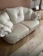 Italiaans echt Leren bankstel - Zo goed als nieuw!, Huis en Inrichting, Ophalen, Zo goed als nieuw, 75 tot 100 cm, Leer