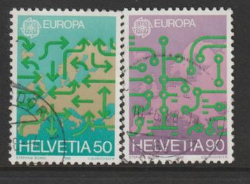TSS Kavel 2320088 Zwitserland Europa gest minr 1370-1371 beschikbaar voor biedingen