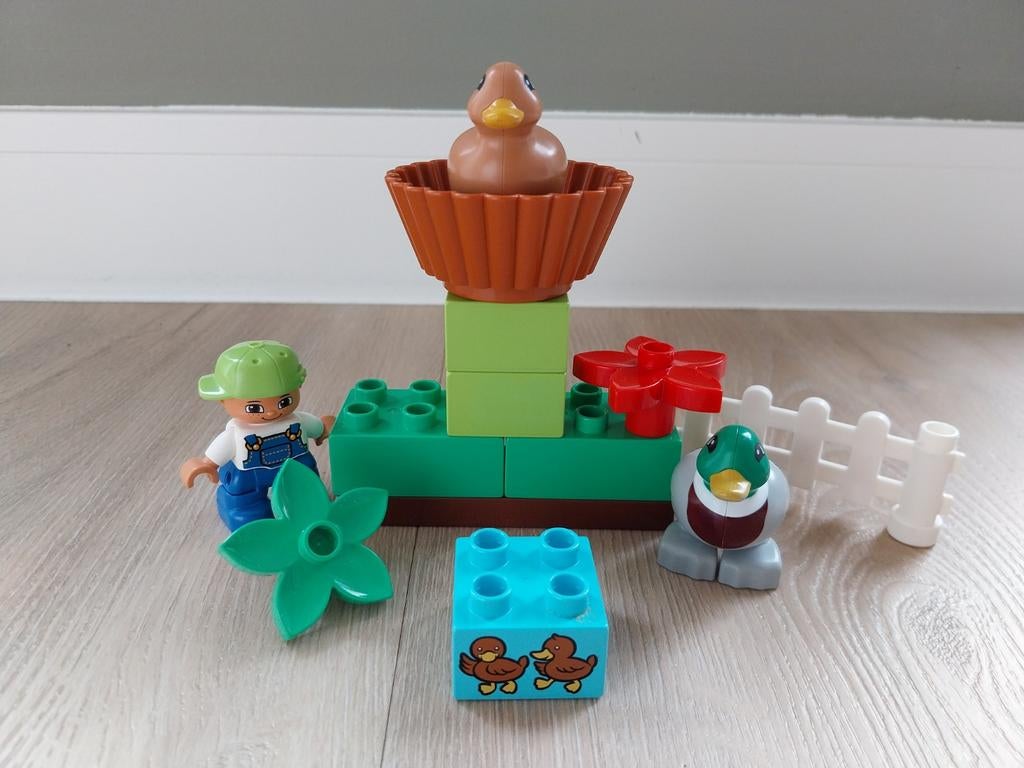 Leuke Duplo set met eendjes, boseenden, set 10581, Ophalen of Verzenden, Zo goed als nieuw, Losse stenen, Duplo
