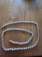 Zilveren jasseron ketting., Sieraden, Tassen en Uiterlijk, Kettingen, Ophalen of Verzenden, Zo goed als nieuw, Zilver, Zilver