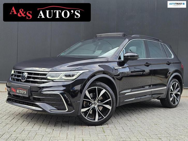 Volkswagen TIGUAN 2.0 TSI 4Motion 190pk 3x R line Panodak Ac, Auto's, Volkswagen, Te koop, Tiguan, 360° camera, 4x4, ABS, Achteruitrijcamera