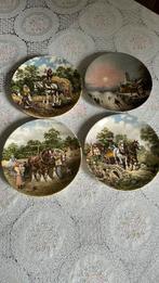 Vier verschillende jaargetijden wand bordjes., Antiek en Kunst, Antiek | Wandborden en Tegels, Ophalen of Verzenden
