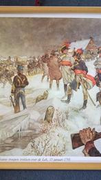 Schoolplaat Franse troepen over de Lek, 1795, Antiek en Kunst, Antiek | Schoolplaten, Ophalen, Geschiedenis