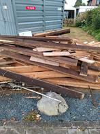 Houten balken, Doe-het-zelf en Verbouw, Hout en Planken, Ophalen, Gebruikt, Balk, 50 mm of meer