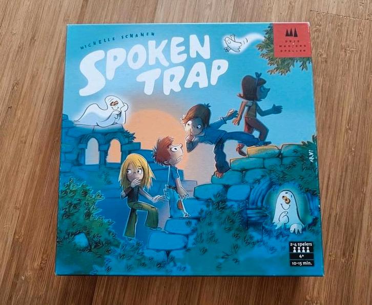 Spokentrap - Leuk familiespel!, Hobby en Vrije tijd, Gezelschapsspellen | Bordspellen, Zo goed als nieuw, Een of twee spelers