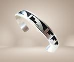 Mooie zware KABANA Native American stijl overlay armband!, Verzenden, Ssiesvintagesieraden@gmail.com, Zo goed als nieuw, Ssies