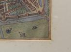 Antieke gravure stadsplattegrond Hoorn 17e eeuw, Antiek en Kunst, Kunst | Etsen en Gravures, Ophalen of Verzenden