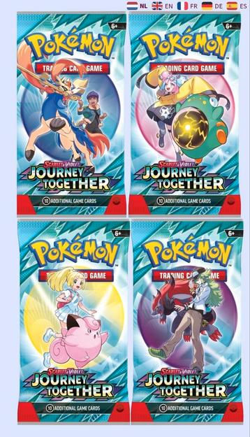 Pokemon Journey Together TCG Boosterpack sealed! beschikbaar voor biedingen