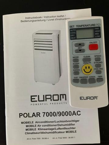 Mobiele Eurom Airco Polar 7000/9000 AC beschikbaar voor biedingen