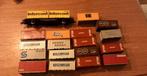 Te koop 18 x containers ho+1 wagon met containers, Hobby en Vrije tijd, Modeltreinen | H0, Overige merken, Gebruikt, Gelijkstroom