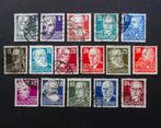 Deutsche Post - Sowjetische Zone : serie Mi 212-227 uit 1948, Postzegels en Munten, Postzegels | Europa | Duitsland, DDR, Ophalen