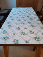 Kerstkleed kersttafelkleed tafelkleed vinyl 178 x 128 cm, Ophalen of Verzenden, Zo goed als nieuw