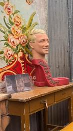 Toonbank-reclame, mannenhoofd, stoer, jaren’30, mode, Ophalen