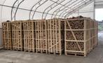 Pallet oven gedroogd haardhout 1.8 m3 mix Eik, Els en Berk, Minder dan 3 m³, Ophalen of Verzenden, Overige houtsoorten, Blokken