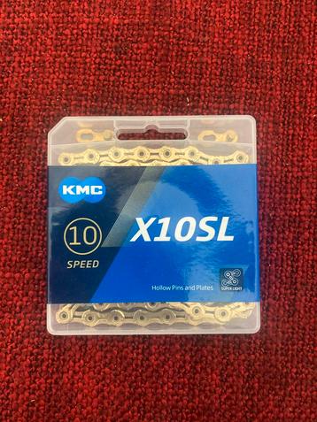 Kmc gouden ketting 10 speed nieuw beschikbaar voor biedingen