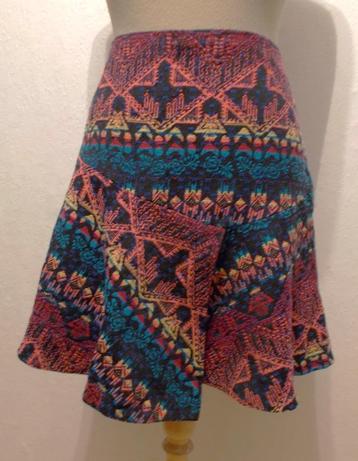 Ethnic/hippie look kleuren print rokje! L beschikbaar voor biedingen