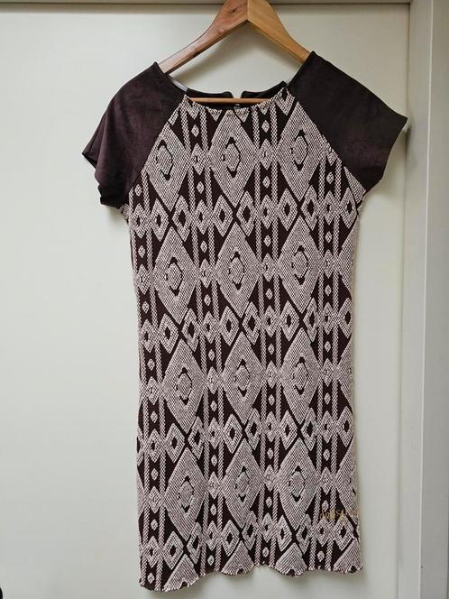 Desigual jurk | nieuw | maat L (40)| korte mouw, Kleding | Dames, Jurken, Nieuw, Maat 38/40 (M), Bruin, Ophalen of Verzenden