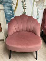 Fauteuil van velours, Huis en Inrichting, Fauteuils, Ophalen, Hout, 75 tot 100 cm, Zo goed als nieuw