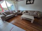 Bankstel met Salontafel - Zo Goed Als Nieuw!, Huis en Inrichting, Gebruikt, Ophalen of Verzenden, Rechte bank, Modern