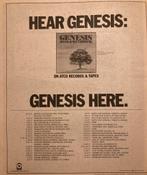 Paginagrote advertentie GENESIS Wind & Wuthering tour, Ophalen of Verzenden