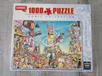 Comic 1000 stukjes puzzel - Times Square, Ophalen of Verzenden, 500 t/m 1500 stukjes, Zo goed als nieuw, Legpuzzel