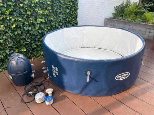 Opblaasbare Jacuzzi Lay-Z-Spa Monaco, Tuin en Terras, Bubbelbaden en Hottubs, Zo goed als nieuw, Pomp, Ophalen