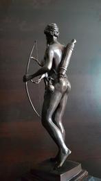 Brons beeld de Romeinse naakte jager en zijn prooi, Antiek en Kunst, Antiek | Koper en Brons, Ophalen of Verzenden, Brons