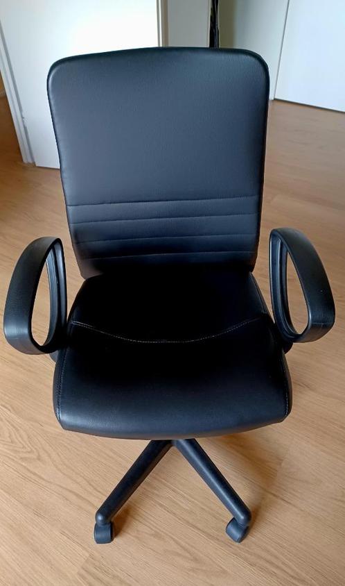 Bureaustoel, Huis en Inrichting, Bureaustoelen, Zo goed als nieuw, Bureaustoel, Zwart, Ergonomisch, Ophalen